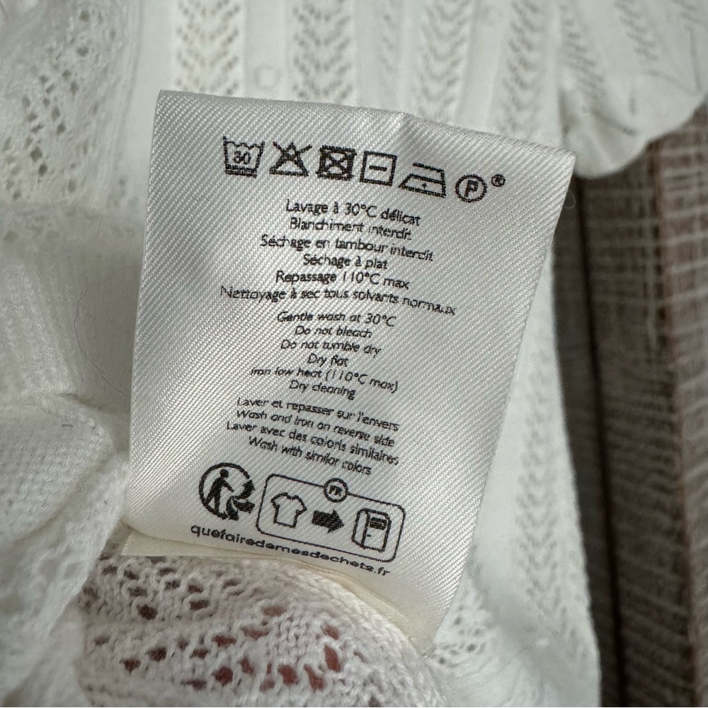 Sezane Davie Top in Ecru - Picture 5 of 7